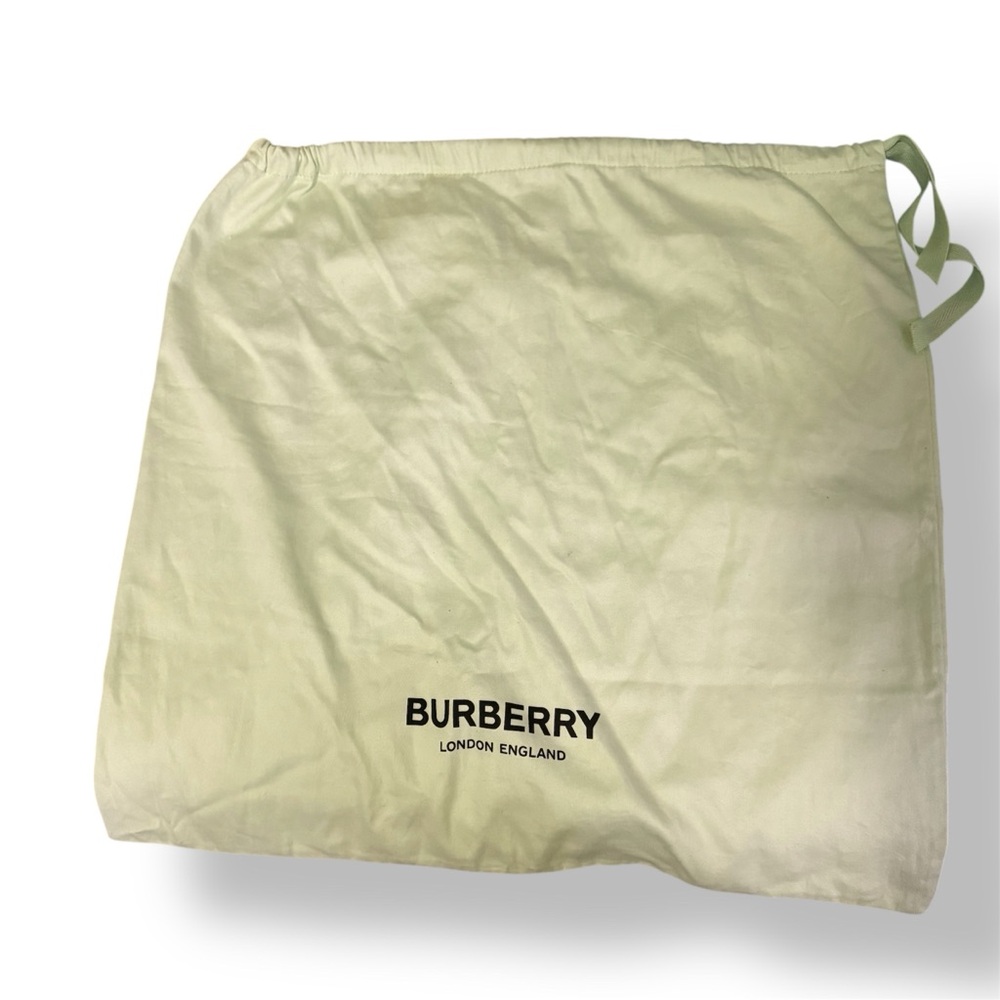 Burberry Neon Green Fabric Logo Dustbag